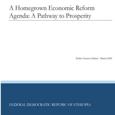 A Homegrown Economic Reform Agenda: A Pathway to Prosperity